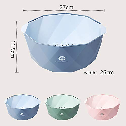 CESUO Kitchen Colander Bowl Pasta Strainer Bowl, Fruit and Vegetable Colander, Double Layered Drain Basin and Basket… - Afbeelding 7