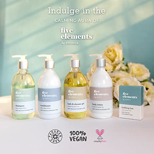 Image of Kimirica Five Elements Moisturizing Scented Body Lotion with Tangerine and Green Tea for All Skin Type | Instant Hydration| Vegan and Paraben-Free | for Men & Women | 300ml