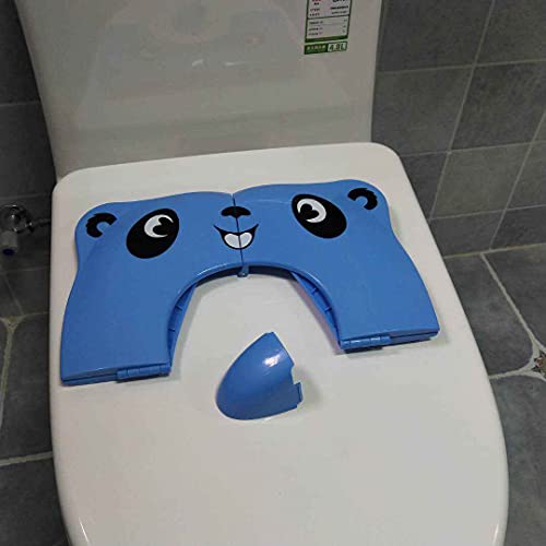 Toiletverkleiner voor kinderen, draagbaar, wc-adapter voor kinderen, toiletbril voor kinderen, met opbergtas, antislip… - Afbeelding 7