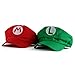 Landisun Costume Hat Anime Adult Unisex Cosplay Cap (Green and Red for Adult)
