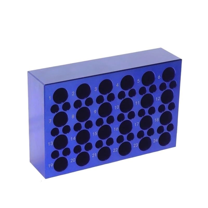 Multipurpose Ice Modular PCR Cooler Low-Temperature Thermostat Pre-Cooled Aluminum Ice Box 0.2/1.5/15/50ML Centrifuge Tube Rack(Multi-use 15-50ml)
