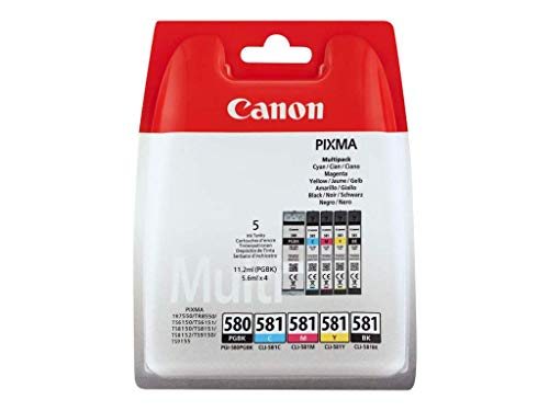 Pack De Cartouches D'encre pgi 580 Et Couleur cli 581 Canon - vue 3
