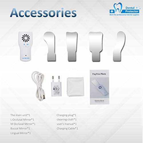 Dental Occlusal Photographic Mouth Mirror Rhodium Dental Plated Glass Intraoral Photo Reflector,Stainless Steel Orthodontic Reflector Photography Mirror - Thumbnail 5