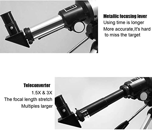 Telescopio refractor portátil YANYO 70mm para principiantes miniatura 7