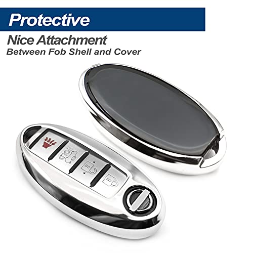 Fit for Nissan Armada Murano Rogue Maxima Cube Altima Pathfinder Infiniti Qx60 Qx30 285E3-9NB5A TPU Key Fob Remote Cover… - Image 4