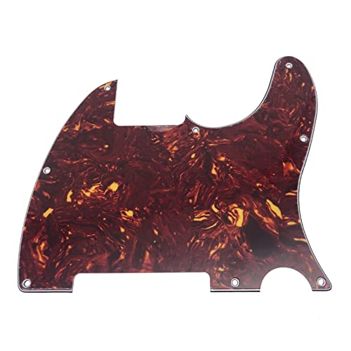 TSTS テレキャスター用 8 穴 TL ブランク ピックガード スクラッチ プレート ネジ付き 各種色 交換用ギターピックガード(Color:15)