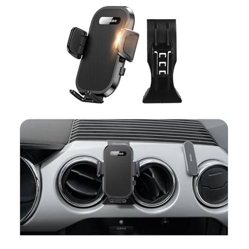 soukeo Upgraded Car Phone Holder Fits for Ford Mustang 2016 2017 2018 2019 2020 2021 2022 2023 Auto Accessories,Cradles Adjustable Cell Phone Mount for 4-7 in Phones