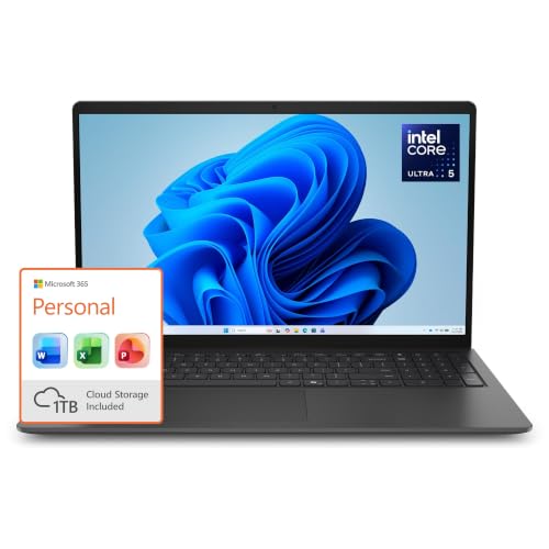Image of Dell 15 Laptop D15260-15.6-inch FHD Display, Intel Core Ultra 5 Processor 225U, Intel Graphics, 16GB Memory, 512GB SSD, AI Copilot Hotkey, Windows 11 Home with Microsoft 365 Personal (1 Year)