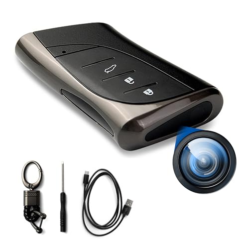 DAMOACAM QHD 2560x1440P 2K Car Key Mini Security Camera for Home Security, Baby Camera Monitor, Pet Camera, Cat Camera, Small Surveillance Camera, Indoor Wireless