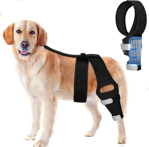 Image of JOMMIE CHEN Dog Knee Brace for Torn ACL, Hind Leg Support Better Recovery with Dog Leg Adjustable Dog Acl Brace (Small)