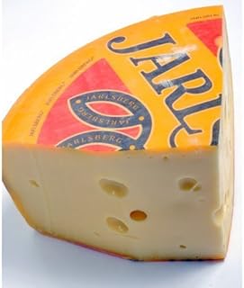 Jarlsberg Cheese Whole Wheel, Approximately 24 Lbs - Norwegian Cow’s Milk Cheese, Mild and Nutty Flavor, Ideal for Gourmet Dishes, Melting, and Cheese Platters