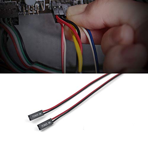 2 pezzi ATX PC Computer scheda madre interruttore on/off/reset cavo di alimentazione 100 cm - Alimentatore - Immagine 4