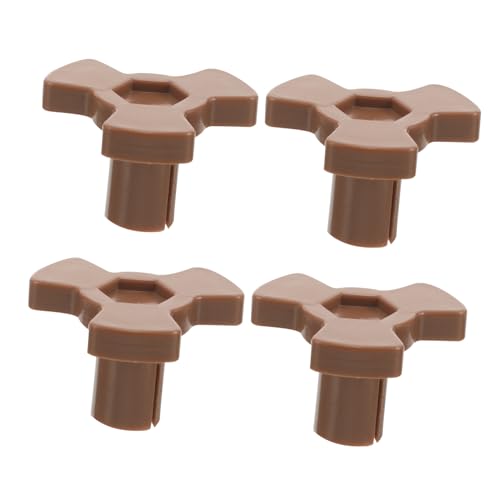 BESTYASH 4 piezas Soporte para Plato Giratorio de Microondas de Acoplador y Eje de Repuesto Ligero y Resistente Instalación Fácil sin Herramientas Compatible con Bandejas y Motores de
