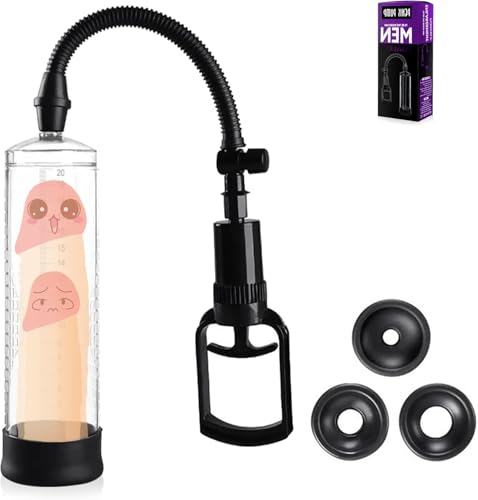 Masturbateurs masculins pompe à pénis et extenseur manuel en silicone