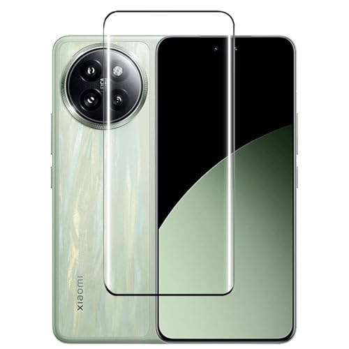 Image of eZell Tempered Glass (Curved) compatible for XIAOMI 14 CIVI, Sensitive touch, Edge to Edge Coverage Full Screen protector with Dry & Wet Wipes