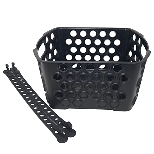 EBike Basket -BiKASE Dairyman Molded Basket - Universal to fit All Racks Including Electric Bikes with Rear Batteries Easy on and Off.
