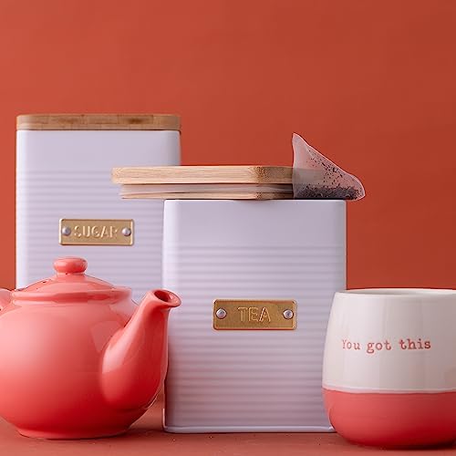 Typhoon Otto Square 1.7-Quart Sugar Canister | White