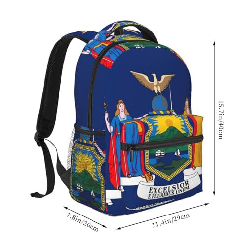 Mochila para laptop EdWal de senderismo y viaje impermeable para hombre y mujer 2
