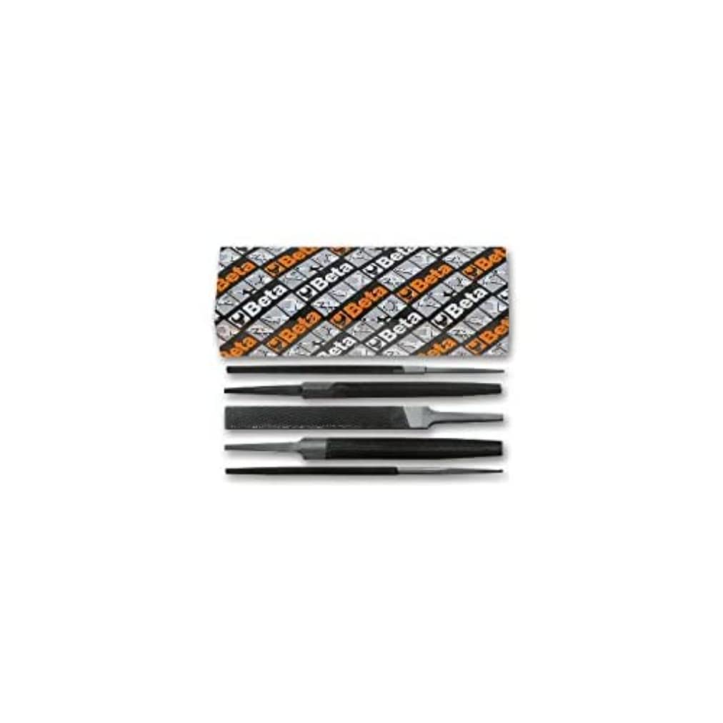 Beta 1718D6/S5 - Serie di 5 lime a taglio bastardo (art. 1718d6)