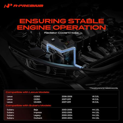 A-Premium Radiator Coolant Hose Compatible with Subaru & Lexus by A-Premium - Used condition - Image 2