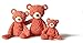 Mary Meyer Putty Stuffed Animal Soft Toy, 9-Inches, Small Coral Bear