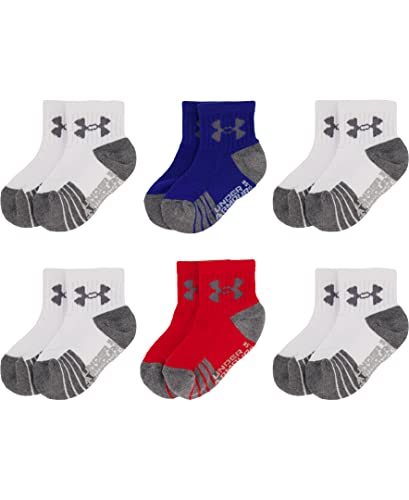 Image of Under Armour boys Multi Pack Quarter Sock