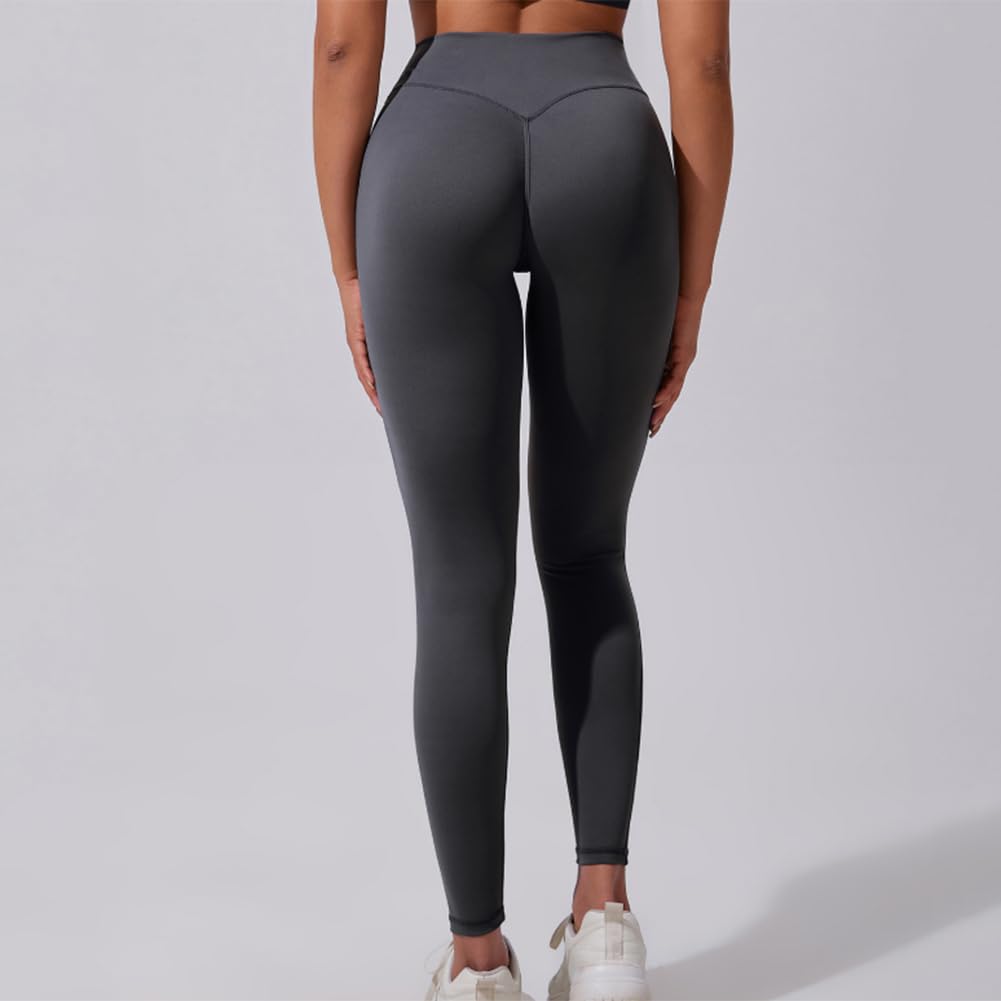Donna Vita Alta Leggings Pantacollant Elastici Tuta Collant Abbigliamento Sportivo Donna Yoga Fitness