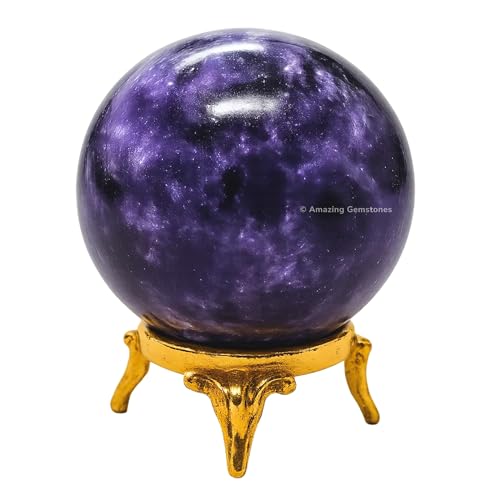 Amazing Gemstone Lepidolite Crystal Ball...
