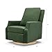 Namesake Crewe Glider Recliner Nursery Chair - GREENGUARD Gold & Certi-PUR US Certified Rocker Recliner - Glider Rocking Chair for Nursery & Living Room - Manual, 360° Swivel, Green