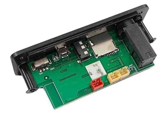 Image of Pack of 1 Pcs Bluetooth FM USB AUX Card MP3 Decoder Module With Mic Electronic Components Electronic Hobby Kit