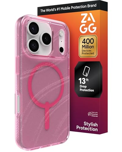 Coque antichoc iPhone 17 Pro ZAGG Milan en graphène et bords texturés anti-glisse