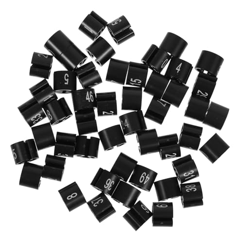 JECOMPRIS Größenringe Für Kleiderbügel 1-50 Kunststoff Markierungen Für Kinderkleidung Und Einzelhandel Zur Ef ...