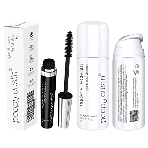 Poppy Austin Cruelty-Free Mascara & Organic Eye Cream Set, Valentines Day Gift For Her - Vegan Mascara & Vegan Under Eye Cream for Wrinkles, Organic & Cruelty-Free Anti-Aging Valentines Gifts Poppy Austin Cruelty-Free Mascara & Organic Eye Cream Set, Valentines Day Gift For Her - Vegan Mascara & Vegan Under Eye Cream for Wrinkles, Organic & Cruelty-Free Anti-Aging Valentines Gifts