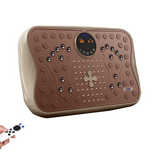 Plataforma Vibratoria para Todo el Cuerpo, Masajeador Vibratorio con Bandas de Resistencia, para Pérdida de Peso, Modelado Corporal, Bienestar y Recuperación