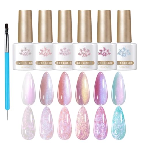 Vernis à ongles en gel pour soirée et nail art scintillant à la maison
