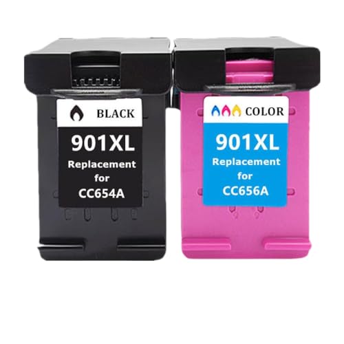 Cartouche d'encre 901XL pour remplacer encre vide Officejet J4500 J4580