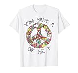 Photo Gallery you wanna peace of me - divertente regalo hippie tie-dye maglietta Photo Gallery you wanna peace of me - divertente regalo hippie tie-dye maglietta