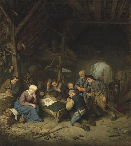 Lienzo decorativo para pared de Van Ostade: pintura barroca ideal para decorar el dormitorio