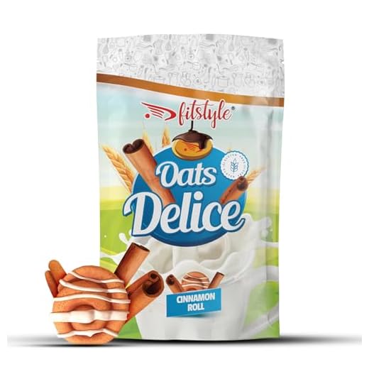 Harina de avena Integral SIN GLUTEN 500g sabor CINNAMON ROLL | Para recetas | Sin azúcar añadido y fuente de fibra | Mantiene el sabor