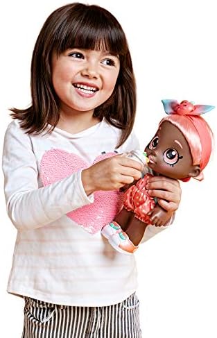 Kindi Kids Summer Peaches 10 Inch Toddler Doll and 2 Shopkin Accessories
