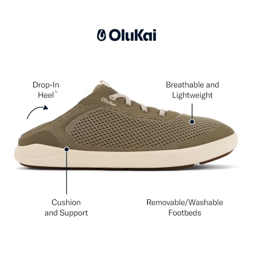 Image of OluKai Men's Moku Pae Slip-On Boat Shoes, Cushioned Deck & Dock Shoe