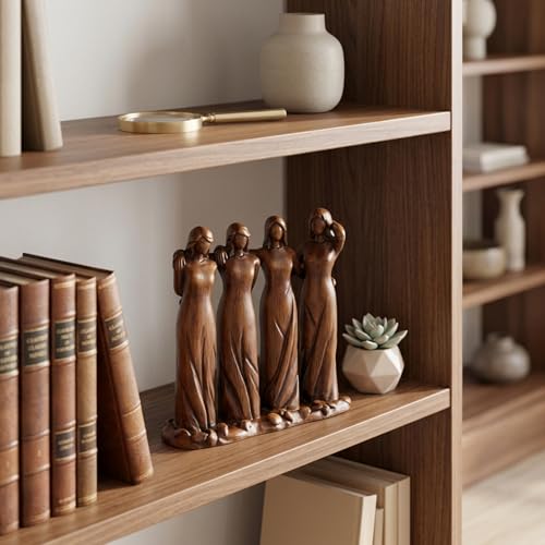Sculpture de sœurs pour décoration maison et bureau moderne