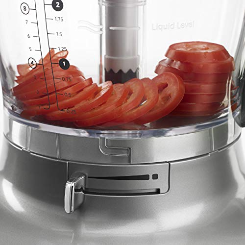 KitchenAid KFP1466CU 14-Cup Food Processor with Exact Slice System and Dicing Kit - Contour Silver