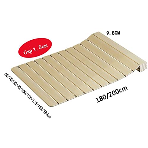 Listones de cama endurecidos de 120x200 cm contra el hundimiento lumbar 6