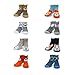 Little Me 8-Pack Baby Socks, Animal Charter Themed, 0-12 Months