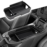 Neepiar Center Console Organizer Compatible with GMC Terrain 2018-2022 2023 2024 Armrest Storage Box Middle Console Tray Interior Accessories(Not fit 2025)