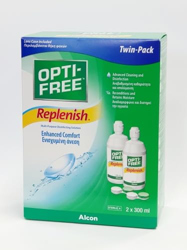 Alcon Replenish Contact Lens Solution (3 Months Pack) 2x300ml