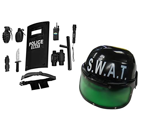 Dress Up America - Police Toys Role Play - Ultimate All-In-One Police Costume For Kids with SWAT...