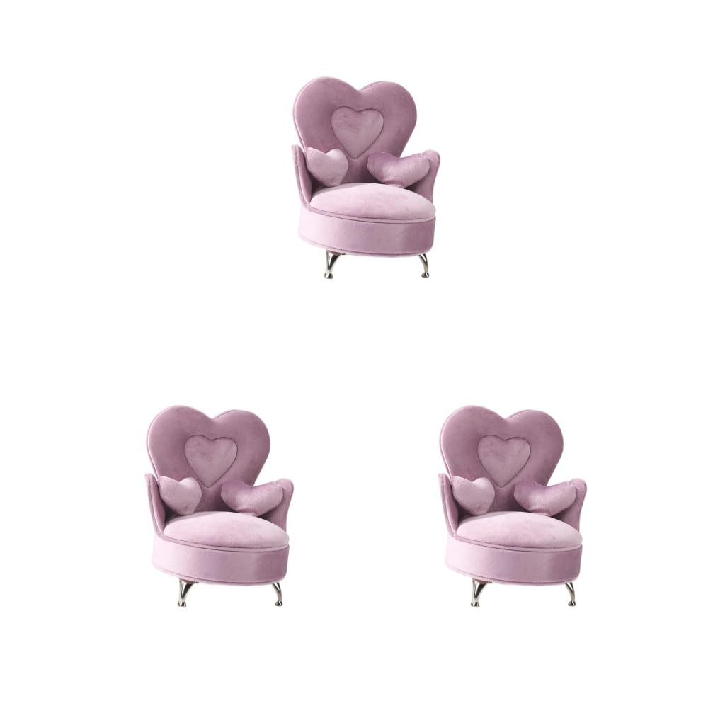 3 zestaw 1:6 sofa pudełko na biżuterię akcesoria lalki pudełko do przechowywania biżuterii okrągła sofa, meble