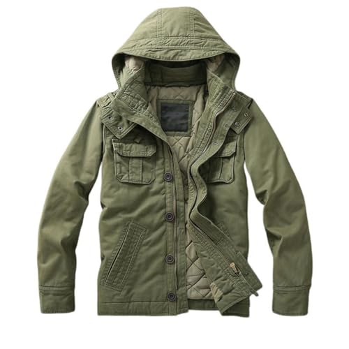 Chaqueta camo casual de otoño grueso, perfecta para tus escapadas de fin de semana